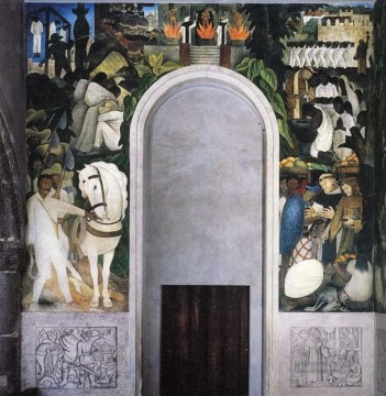 Diego Rivera Werke - zapata s Pferd 1930 Diego Rivera